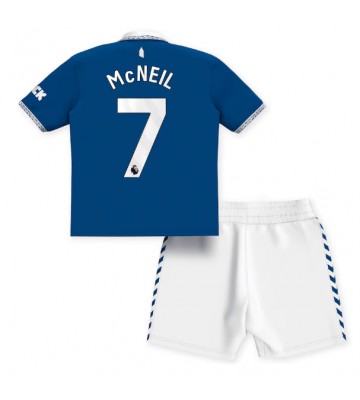 Everton Dwight McNeil #7 Primera Equipación Niños 2023-24 Manga Corta (+ Pantalones cortos)